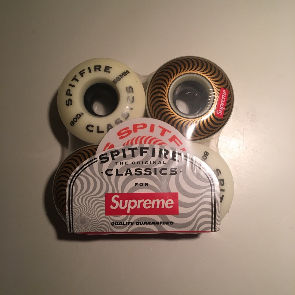 Spitfire / Supreme skateboard wheels
